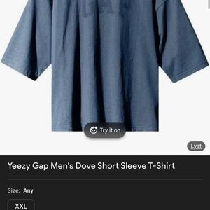 Yeezy Men's Dove Short Sleeve Tee